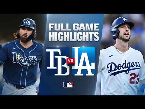 MLB 탬파베이 3-4 LA다저스 하이라이트