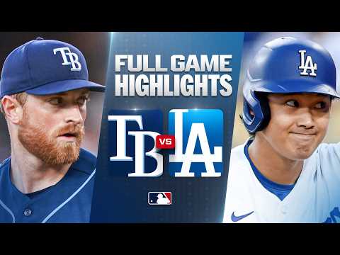 MLB 탬파베이 0-1 LA다저스 하이라이트