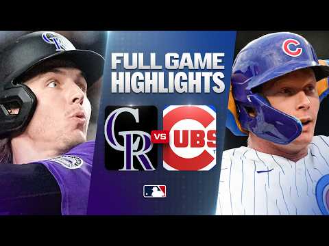 MLB 콜로라도 5-2 시카고 컵스 하이라이트