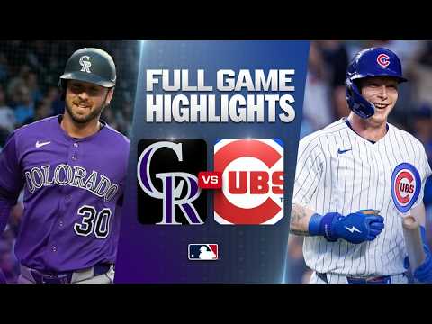 MLB 콜로라도 6-8 시카고 컵스 하이라이트