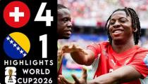 World Cup 2026 스위스 4-1 보스니아 헤르체코비나 하이라이트