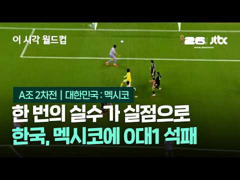 World Cup 2026 멕시코 1-0 대한민국 하이라이트