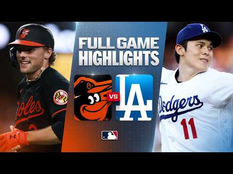 MLB 볼티모어 5-6 LA다저스 하이라이트
