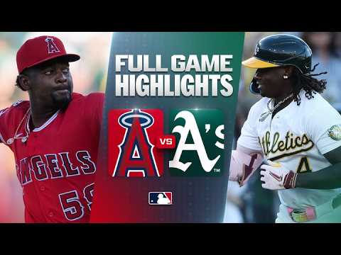 MLB LA에인절스 11-12 애슬레틱스 하이라이트