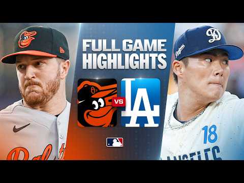MLB 볼티모어 3-2 LA다저스 하이라이트