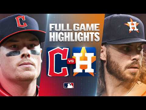MLB 클리블랜드 가디언스 8-1 휴스턴 하이라이트