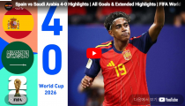 World Cup 2026 스페인 4-0 사우디아라비아 하이라이트