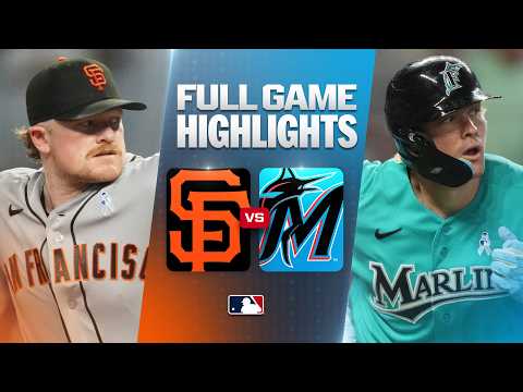 MLB 샌프란시스코 1-2 마이애미 하이라이트
