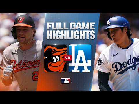 MLB 볼티모어 12-1 LA다저스 하이라이트