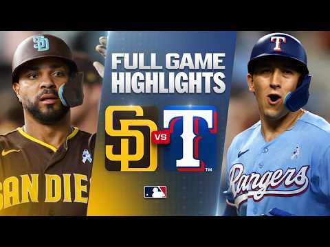MLB 샌디에이고 3-4 텍사스 하이라이트