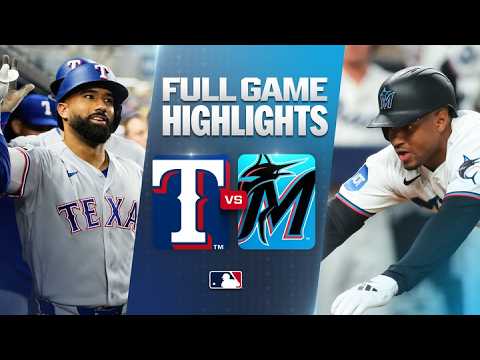 MLB 텍사스 4-3 마이애미 하이라이트