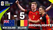 World Cup 2026 뉴질랜드 1-5 벨기에 하이라이트