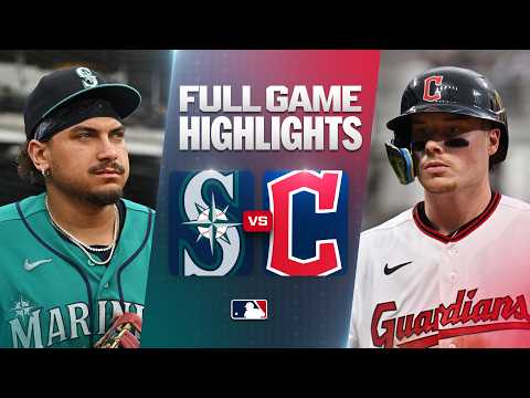 MLB 시애틀 3-4 클리블랜드 가디언스 하이라이트
