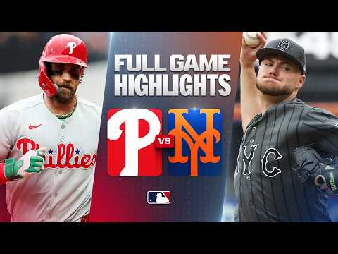 MLB 필라델피아 2-6 뉴욕 메츠 하이라이트