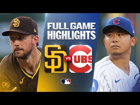 MLB 샌디에이고 2-3 시카고 컵스 하이라이트