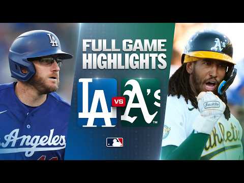 MLB LA다저스 9-4 애슬레틱스 하이라이트
