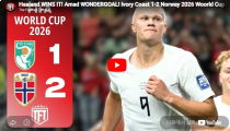 World Cup 2026 코트디부아르 1-2 노르웨이 하이라이트