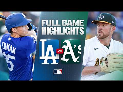 MLB LA다저스 9-3 애슬레틱스 하이라이트