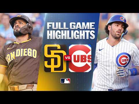 MLB 샌디에이고 7-9 시카고 컵스 하이라이트