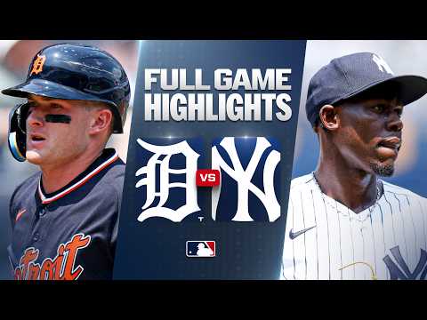 MLB 디트로이트 6-2 뉴욕양키스 하이라이트