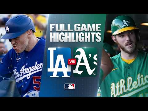 MLB LA다저스 1-7 애슬레틱스 하이라이트