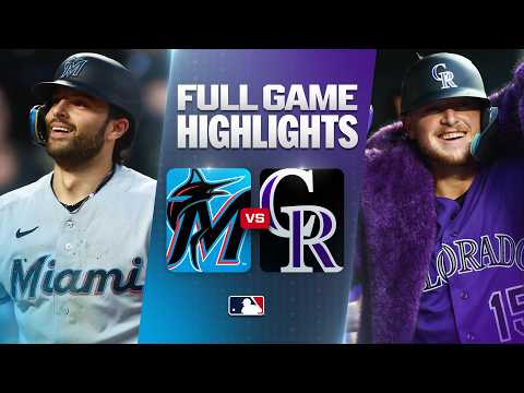 MLB 마이애미 3-6 콜로라도 하이라이트