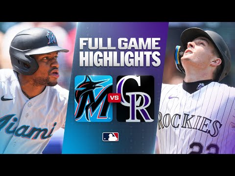 MLB 마이애미 4-14 콜로라도 하이라이트