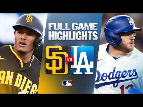 MLB 샌디에이고 7-12 LA다저스 하이라이트