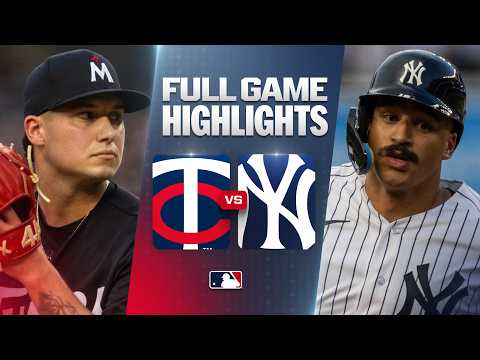 MLB 미네소타 2-5 뉴욕양키스 하이라이트