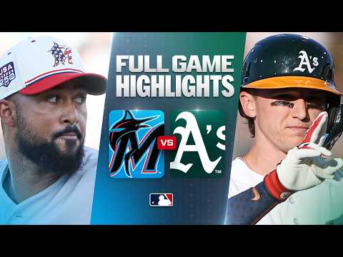 MLB 마이애미 7-2 애슬레틱스 하이라이트