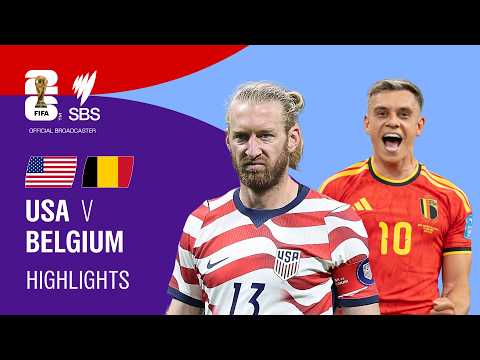 World Cup 2026 미국 1-4 벨기에 하이라이트