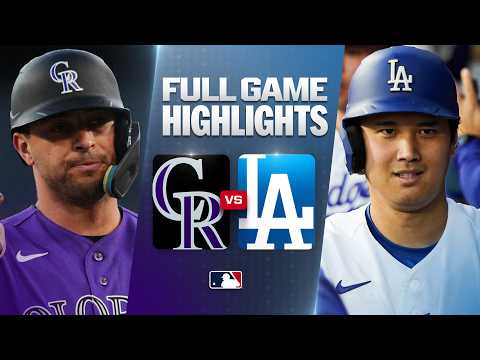 MLB 콜로라도 7-8 LA다저스 하이라이트
