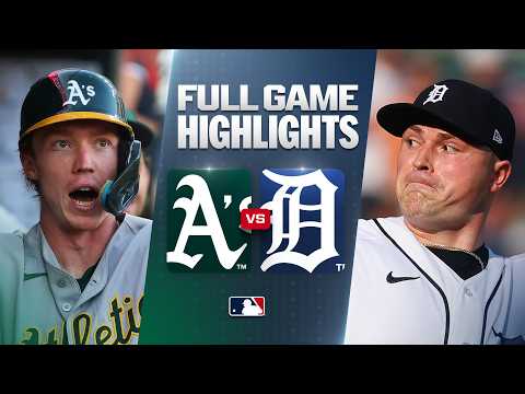 MLB 애슬레틱스 2-6 디트로이트 하이라이트