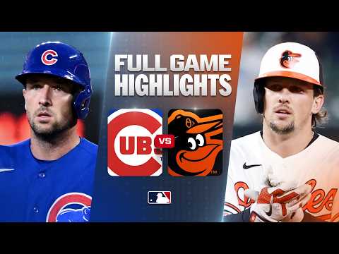 MLB 시카고 컵스 5-2 볼티모어 하이라이트