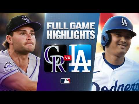 MLB 콜로라도 4-3 LA다저스 하이라이트