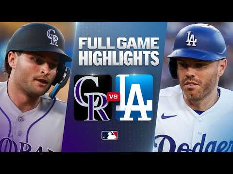 MLB 콜로라도 3-4 LA다저스 하이라이트