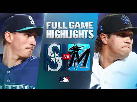 MLB 시애틀 0-2 마이애미 하이라이트