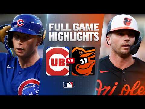 MLB 시카고 컵스 9-7 볼티모어 하이라이트