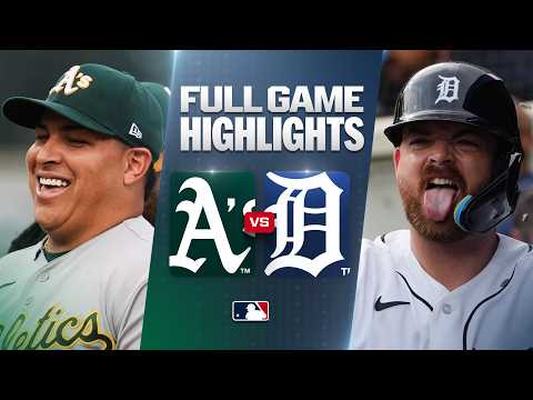 MLB 애슬레틱스 1-4 디트로이트 하이라이트