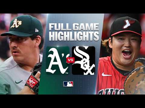 MLB 애슬레틱스 1-14 시카고 화이트삭스 하이라이트