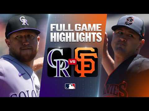 MLB 콜로라도 2-4 샌프란시스코 하이라이트