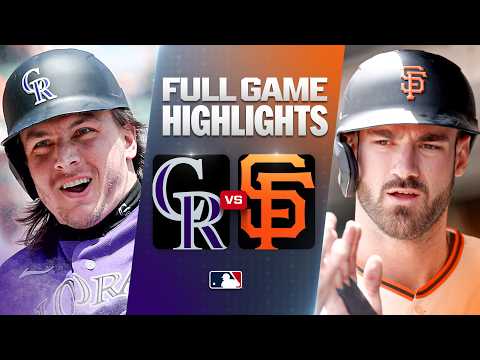 MLB 콜로라도 1-3 샌프란시스코 하이라이트