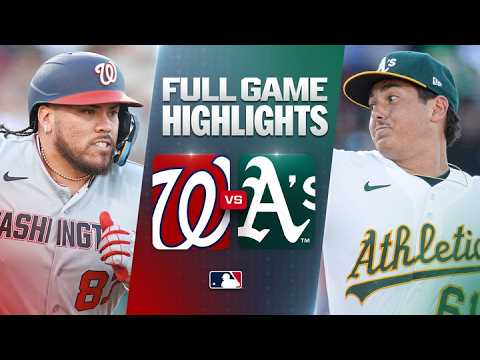 MLB 워싱턴 23-4 애슬레틱스 하이라이트