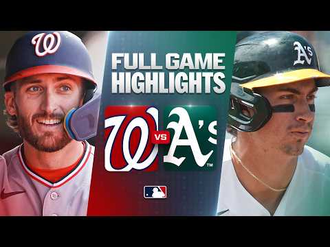 MLB 워싱턴 5-2 애슬레틱스  하이라이트