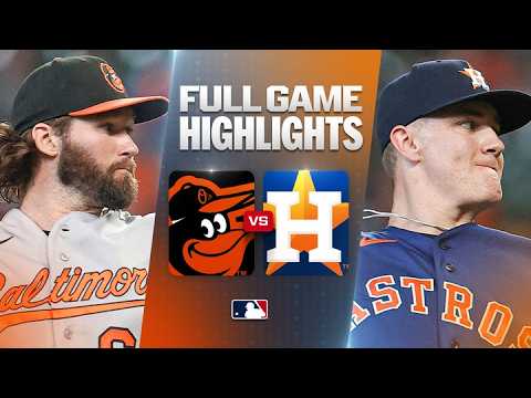 MLB 볼티모어 5-2 휴스턴 하이라이트
