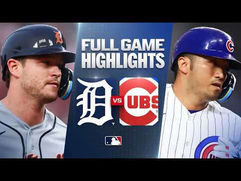 MLB 디트로이트 8-6 시카고 컵스 하이라이트
