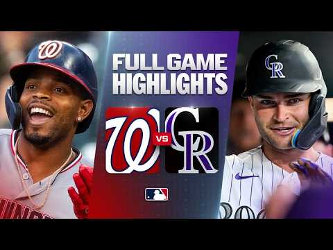 MLB 워싱턴 7-8 콜로라도 하이라이트