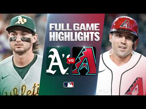 MLB 애슬레틱스 5-15 애리조나 하이라이트