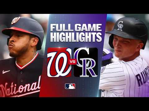 MLB 워싱턴 8-0 콜로라도 하이라이트