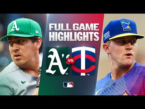 MLB 애슬레틱스 2-0 미네소타 하이라이트